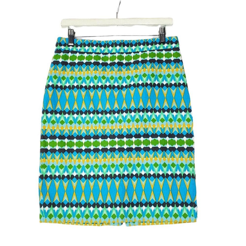 J. Crew Multicolor Patterned Skirt